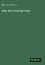 De la castration de la femme