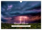 Mega-Blitze (Wandkalender 2026 DIN A4 quer), CALVENDO Monatskalender