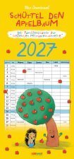 Schüttel den Apfelbaum - der Familienplaner zur beliebten Mitmachbuchreihe von Nico Sternbaum - Monats-Wandkalender 2027 zum Aufhängen, mit Spiralbind