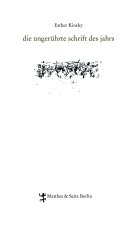 die ungerührte schrift des jahrs