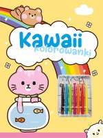 Kawaii kolorowanki. Żółta