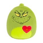 Squishmallows Fuzzamallows Grinch - Grinch se srdíčkem 20 cm