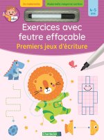 EXERCICES AVEC FEUTRE EFFAÇABLE -PREMIERS JEUX D'ÉCRITURE (4-5 A.)