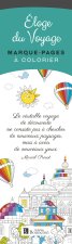 Marque-pages à colorier : Éloge du voyage