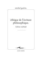 Éthique de l’écriture philosophique