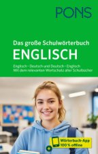 PONS Das große Schulwörterbuch Englisch, m.  Buch, m.  Online-Zugang