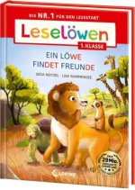 Leselöwen 1. Klasse - Ein Löwe findet Freunde (Großbuchstabenausgabe)