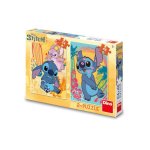 Puzzle 24+48 Zamilovaný Stitch