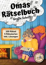 Omas Rätselbuch in großer Schrift