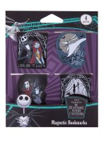 Zakładki magnetyczne Disney Burton's Nightmare 4szt. wzór 1
