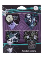 Zakładki magnetyczne Disney Burton's Nightmare 4szt. wzór 3
