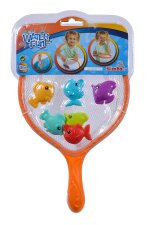 Kescher mit Fischen