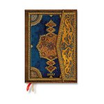 2027 Safavid Indigo MIDI Vertical Hardcover 12-Month Weekly Planner, 160pg, 100gsm by Paperblanks (Safavid Binding Art)