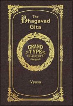 Large Print - The Bhagavad Gita - Grand Type Collector's Edition - Matte Hardcover with Dust Jacket