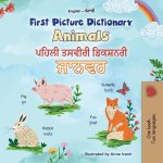First Picture Dictionary - Animals (English Punjabi Bilingual Children's Book)