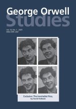 George Orwell Studies Vol.10 No.1