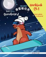 Snowboard 1 - Simplified Chinese + English Magali Marmot Humorous Reading Workbook