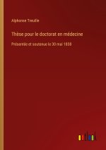 Thèse pour le doctorat en médecine
