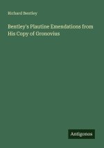 Bentley's Plautine Emendations from His Copy of Gronovius