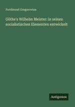 Göthe's Wilhelm Meister: in seinen socialistischen Elementen entwickelt