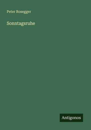 Sonntagsruhe