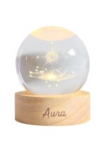 Sphère lumineuse à leds Aura positive 6 cm de diamètre