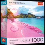 Puzzle 1000 USA Collection: Pink Tropical Beach