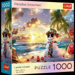 Puzzle 1000 USA Collection: Paradise Snowman