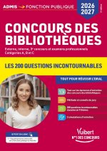Concours des bibliothèques 2026-2027 - 200 questions pour réussir l'oral