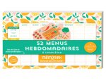 Bloc aimanté de 52 menus hebdomadaires à compléter Mémoniak