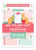 Bloc de 52 listes aimantés - Ma to-do list de la semaine Mémoniak
