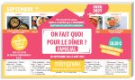 Bloc On fait quoi pour le diner ? 12 mois, septembre 2026-août 2027