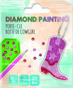 PORTE-CLE BOTTE DE COWGIRL DIAMOND PAINTING