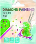 PORTE-CLE DINO DIAMOND PAINTING