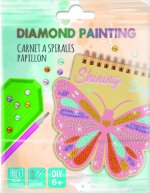 CARNET A SPIRALES PAPILLON DIAMOND PAINTING