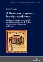 Il «Thesaurus pauperum» in volgare padovano: edizione critica del ms. Ham 514 della Biblioteca Statale di Berlino con commento linguistico e glossario