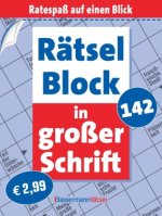 Rätselblock in großer Schrift 142