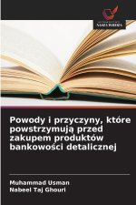 Powody i przyczyny, które powstrzymuja przed zakupem produktów bankowosci detalicznej