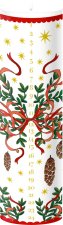 Adventskalender-Kerze - O du fröhlicher Advent!
