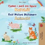 First Picture Dictionary - Animals (Albanian English Bilingual Children's Book)