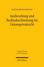Ausforschung und Rechtsdurchsetzung im Unionsprivatrecht