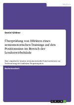 Überprüfung von Effekten eines sensomotorischen Trainings auf den Positionssinn im Bereich der Lendenwirbelsäule