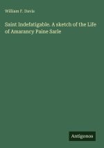 Saint Indefatigable. A sketch of the Life of Amarancy Paine Sarle