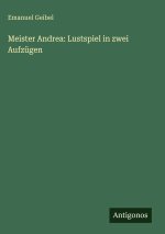 Meister Andrea: Lustspiel in zwei Aufzügen