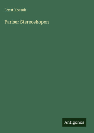 Pariser Stereoskopen