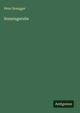 Sonntagsruhe