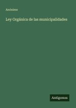 Ley Orgánica de las municipalidades