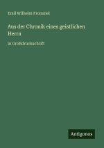 Aus der Chronik eines geistlichen Herrn