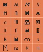 Alfabeti modernisti. Type specimens