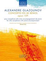 CONCERTO EN MI BEMOL, OPUS 109 - RECUEIL AVEC PARTIES SEPAREES - SAXOPHONE ALTO ET PIANO